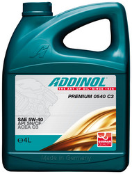    Addinol Premium 0540 C3 5W-40, 4  |  4014766250896